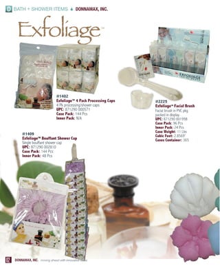 Donnamax Products Catalog | Spring 2009