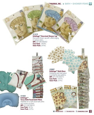Donnamax Products Catalog | Spring 2009