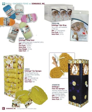 Donnamax Products Catalog | Spring 2009