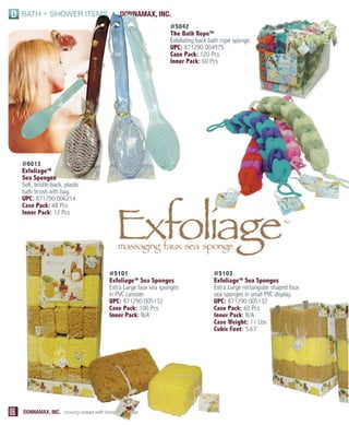 Donnamax Products Catalog | Spring 2009