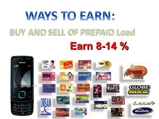 Earn 8-14 % 