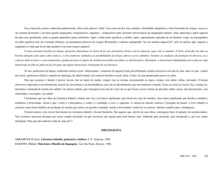 Essa expressão, menos conhecida popularmente, talvez pela palavra ‘sótão’ tem como um dos seus sentidos a fertilidade imaginativa e bem humorada da criança: macacos
são animais divertidos e um tanto quanto engraçados, irresponsáveis, inquietos – responsáveis pela constante efervescência da imaginação infantil; sótão representa a parte superior
de uma casa, geralmente, onde se guarda apetrechos pouco utilizados. Aqui, o sótão pode significar o cérebro, parte, supostamente, pensante do ser humano. Logo, ter macaquinhos
no sótão significa estar em constante ebulição, em permanente processo de criação. Resumindo, o menino maluquinho “era um menino impossível”, pois ser guloso, ágil, inquieto e
imaginativo é tudo que há de mais produtivo em uma criança saudável.
         O autor encontra brechas na língua, apresenta alternativas ao leitor de ler nos entremeios, brinca com as palavras, joga com os sentidos. O leitor preenche (ou não) as
brechas deixadas pelo autor, abre outras e, se for professor, multiplica as possibilidades de leitura, oferece novos caminhos. Somente as condições de produção do discurso, ou o
contexto onde acontece a cena enunciativa, podem precisar os efeitos de sentido provocados em ambos os interlocutores. Entretanto, a intencional ambigüidade provocada por uma
intencional escolha de palavras faz do autor um sujeito intencional, estrategista de seu discurso.

         Se nós, professores de língua, soubermos utilizar textos ‘interessantes’, estaremos de alguma forma possibilitando a prática discursiva em sala de aula, uma vez que, a partir
dos textos, poderemos refletir a respeito de ideologia, da subjetividade e do contexto histórico-social, além, é claro, de estar propiciando prazer no saber.
         Para que aconteça o humor é preciso inovar, não ter medo de mudar, romper com as normas, desmontando as regras, romper com idéias velhas, inovando. O humor
subversivo representa o inconformismo, através da irreverência e da desobediência, pois são os desobedientes que movimentam o mundo. Fazer as coisas ao avesso, faz a criança rir,
desmonta a seriedade do mundo dos adultos. Os autores infantis que conseguem esse tipo de visão são os que levam a novas formas de perceber velhas coisas, sem preconceitos, sem
estereótipos, sem repetir o já sabido.
         Concluímos que nas obras de Literatura Infantil o humor não visa a um único significado, mas forma um ciclo de sentidos, uma cadeia significante que desafia a unidade e
estabelece a diversidade. Assim é que o sério e a brincadeira, o sonho e a realidade, o real e o aparente, se situam no mesmo contexto. Carregado de humor, o livro infantil se
constitui como forma dialética de produção de sentido que coloca em questão a unidade, instala a diversidade e relativiza as certezas, abrindo caminho para o dialogismo.
         Existem autores com visível bom humor na Literatura Infantil e Juvenil brasileira. São aqueles que, através de suas obras, conseguem fazer rir perante um acontecimento.
Tais escritores merecem destaque por serem sempre divertidos no que escrevem, não apenas pelo bom humor, mas, sobretudo pelo inusitado, pelo inesperado e, por isso, muito
inteligente. Pena que não podemos falar de cada um!!!


                                                                                   BIBLIOGRÁFIA


ABRAMOVICH, Fany. Literatura Infantil: gostosuras e bobices. S. P.: Scipione, 1989.
BAKHTIN, Mikhail. Marxismo e filosofia da linguagem. 3.ed.,São Paulo, Hucitec, 1986.



                                                                                                                                                                ISSN 1517 - 5421   120
 