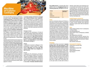 Krauss Maffei Bersdorf, la statunitense Pti e diversi 
produttori asiatici tra cui Zhangjiagang Yatong (Cina), 
Shinkwang engineering e SM Platek (Corea del Sud). 
Tecnologia Importazioni 2012 in 
milioni di dollari 
Iniezione 76 
Estrusione 47 
Termoformazione 41 
Le tecnologie impiegate nell’attività di stampaggio 
sono in grande prevalenza mono componente. 
Mancano le lavorazioni bi o tri componente e questo 
è sicuramente un settore interessante sia per aziende 
italiane interessate a posizionarsi con un’attività in loco, 
sia per fornitori di macchinari specializzati. Le plastiche 
tecniche, utilizzate soprattutto nella componentistica auto 
e due ruote, apparecchiature elettroniche, componenti 
(tubazioni ecc.) per edilizia, coprono poco meno del 20% 
del mercato. 
Macchine 
per la plastica 
e packaging 
Non esistono dati ufficiali sulle dimensioni dell’industria Macchinari diversi per gomma e plastica 240 
dei prodotti in plastica. Una stima basata su consumi 
e importazioni di resine (il 70% della materia prima è 
importata) fornisce un valore attorno ai 6,5 miliardi 
di dollari per quantitativi ormai vicini ai 5 milioni di 
tonnellate con esportazioni superiori ai 2 miliardi. Il 
tasso di crescita che aveva raggiunto in passato livelli 
attorno al 20% annuo è ora situato su livelli più sostenibili 
(9-10 per cento). I macchinari impiegati nell’industria 
sono per la quasi totalità importati. Nel 2012 il valore 
di queste importazioni ammontava a 450/500 milioni 
di dollari ma il 70% sono macchine di seconda mano. 
Cina e Giappone si collocano al primo posto tra i Paesi 
fornitori sia pure in segmenti diversi (i prodotti cinesi 
hanno tecnologie standard ma costi molto contenuti) 
seguiti da Taiwan, Corea del Sud. L’Italia si colloca al 
quinto posto con esportazioni pari a 11 milioni di dollari 
nel 2012. 
I principali segmenti di attività dei clienti vietnamiti sono 
l’industria dei componenti per l’industria delle due ruote, 
per le produzioni di apparecchiature elettroniche in gran 
parte esportate e il packaging. Si calcola (Vietnam Plastic 
Association) che nel settore operino 1.400 aziende 
la maggior parte delle quali però sono piccole aziende 
che dispongono di capitali limitati e operano tecnologie 
superate acquistando prevalentemente macchinari di 
seconda mano. Il mercato aperto ai produttori italiani 
di macchine per la plastica è quello di un numero più 
limitato di aziende private sufficientemente strutturate 
e dei maggiori gruppi statali che puntano ad aggiornarsi 
anche sotto il profilo tecnologico e qualitativo e operano 
in genere con diverse tecnologie: stampaggio, estrusione 
ecc. L’insieme di questo mercato può essere valutato in 
100-150 aziende. Più difficile, ma non impossibile, 
entrare come fornitori nelle numerose aziende a capitale 
giapponese e taiwanese. 
Trend 
Una ricerca recentemente realizzata per ICE Vietnam su 
200 aziende sia private che statali e a partecipazione 
straniera fornisce una serie di indicazione sulle dinamiche 
di mercato per quanto riguarda le tecnologie. Più della 
metà delle aziende ha fatturati inferiori a 10 milioni anno 
ma il 30% supera invece i 30 milioni. Il 16% produce 
prevalentemente o esclusivamente per l’esportazione. 
La tecnologia utilizzata è in forte prevalenza taiwanese, 
seguita da Cina, Giappone, Corea del Sud. Una ventina di 
aziende utilizza macchine tedesche e una decina anche 
macchine italiane. Circa un terzo dichiara di programmare 
l’acquisto di nuovi macchinari nel prossimo triennio. Il 
dato, significativo ma inferiore ai trend degli anni pre-crisi, 
è imputabile a un insieme di motivi: stretta creditizia, 
parziale eccesso di capacità produttiva, rallentamento del 
mercato mondiale. 
Packaging 
Secondo Vietnam Plastic Association il segmento 
packaging copre il 30% della produzione e il 66% 
delle esportazioni vietnamite di prodotti in plastica. 
Il segmento dei sistemi flessibili è presidiato da centinaia 
di aziende di piccole dimensioni, per le quali il fattore 
prezzo nell’acquisto dei macchinari è determinante. 
Utilizzano in massima parte prodotti taiwanesi o cinesi. 
Esistono comunque alcune aziende di dimensioni più 
rilevanti. Tra queste Tan Tien Plastics Packaging (www. 
tapack.com) controlla una quota di mercato valutata 
attorno al 18%. Opera per gruppi internazionali tra 
cui Unilever, Perfetti ecc. Si aggiungono Liksin (www. 
liksin.com.vn), Saigon Plastics (www.saplastic.com. 
vn) che opera anche nel settore della cosmetica e 
medicinali, Saigon Trapaco (www.saigontrapaco.com. 
vn) specializzata nelle confezioni per il settore ittico, 
con quote attorno al 5-7 per cento. Nel settore operano 
anche gruppi taiwanesi come Ngai Mee, Tong Yuan e la 
giapponese Huktamaki. Il settore delle bottiglie in plastica 
(PET) è dominato (80% del mercato) da due player: Ngoc 
Nghia (www.nnc.com.vn) e Bao Van Plastic (www.bavico. 
com.vn). Il principale produttore di contenitori rigidi è Duy 
Tan Plastic (www.duytan.com). 
Canali di ingresso sul mercato 
Le maggiori aziende, soprattutto nel segmento packaging, 
dove un canale di contatto, possono essere le associazioni 
di settore. Esistono comunque anche importatori 
specializzati in questo settore (vedi lista importatori/ 
distributori). 
Fiere 
Vietnam Package  Printing Si tiene in contemporanea 
con Vietnam Foodtech. 
www.vietnamprintpack.com/ 
ProPack Vietnam Si tiene in contemporanea con Vietfood 
 Beverage. 
http://propakvietnam.com/en/home 
International Industrial Machinery Exposition Fiera 
multisettoriale dedicata all’automazione industriale che 
include anche due manifestazioni specializzate: Foodpack, 
PrintPack e Plastic Fair. 
http://machinery-vietnam.com/ 
Associazioni di categoria 
Viet Nam Plastics Association (VPAS) 
www.vpas.vn 
Viet Nam Rubber Association (VRA) 
www.vra.com.vn 
Vietnam Packaging Association 
http://vinpas.vn 
Stampaggio a iniezione 
Le importazioni 2012 ammontavano a 76 milioni di 
dollari. Il parco installato è valutato attorno a 6mila unità 
ma il 75% sono macchine che hanno più di 10 anni. Tra 
i marchi europei presenti: Engel, Wittman Battenfeld, 
Arburg. In aggiunta la canadese Husky e un gran numero 
di produttori giapponesi (Sumitomo Demag, Nigata, 
Nissei ecc), cinesi (Jwell, Haitian ecc), taiwanesi (Chuan 
Lih Fa, Chun Sin, Yan Hing ecc). 
Soffiaggio 
Le importazioni di macchine di soffiaggio nel 2012 
ammontavano a 14 milioni di dollari. Tra i maggiori 
fornitori la Sidel, Husky e anche l’italiana Sipa, Placo 
(Giappone), Kai Mei e Parker (Taiwan), Hongzhen (Cina), 
Sinco (Thailandia). 
Estrusione 
Le importazioni 2012 ammontavano a 46 milioni di 
dollari. Filiera prevalente: prodotti in PVC per edilizia. 
L’estrusione per soffiaggio in polietilene e polipropilene 
è utilizzata soprattutto nel packaging. Le importazioni 
di macchinari ammontavano nel 2012 a 47 milioni di 
dollari. Tra i fornitori si aggiungono in questo segmento 
le italiana Amut e Tecnomatic, Battenfeld Cincinnati, 
34 35 
 
