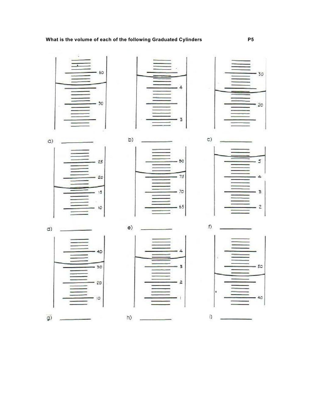 Worksheets Graduated Cylinder Worksheet volume ws