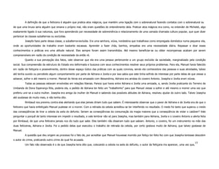 A definição de que a feiticeira é alguém que pratica atos mágicos, que mantém uma ligação com o sobrenatural fazendo contatos com o sobrenatural ou
de que uma bruxa seria alguém que emana o próprio mal, não eram questões do entendimento dela. Praticar atos mágicos era como, no entender de Michelet, algo
exatamente ligado à sua natureza, que fora aprendendo por necessidade de sobrevivência e relacionamento de uma camada chamada cultura popular, que quer dizer
pertencer às classes subalternas ou excluídas.
          Josepfa fazia parte dessa classe, a subalterna-excluída. Era uma senhora, viúva, nordestina que trabalhava como empregada doméstica numa pequena vila,
onde as oportunidades de trabalho eram bastante escassas. Aprender a fazer chás, banhos, simpatias era uma necessidade diária. Repassar e doar esses
conhecimentos e práticas era uma atitude natural. Eles sempre foram assim transmitidos. Até mesmo beneficiar-se ou obter recompensas acabam por serem
compreensíveis em razão da condição de necessidade da então ré.
          Quanto a sua percepção dos fatos, vale observar que ela era uma pessoa pertencente a um grupo excluído da sociedade, marginalizado pela condição
social. Sua compreensão da estrutura do Estado era deformada e buscava com seus conhecimentos resolver seus próprios problemas. Para ela, Manuel havia falecido
em razão de feitiçaria e possivelmente, dentro desse espaço lúdico das práticas com as quais convivia, sendo ela conhecedora das pessoas e suas atividades, talvez
até tenha ouvido ou percebido algum comportamento por parte de Adriana e Jovita e por isso sabia que este tinha sofrido de interesse por parte delas de que viesse a
adoecer, sofrer e até mesmo a morrer. Manoel de Veras era amasiado com Alexandrina, Adriana era amásia do coveiro Antonio. Josepha e Jovita eram viúvas.
          Todas as pessoas estavam envolvidas em relações liberais. Parece que havia entre Adriana e Jovita uma amizade, e, sendo Jovita praticante do Terreiro de
Umbanda de Dona Esperança Rita, poderia ela, a pedido de Adriana ter feito um “trabalhinho” para que Manuel viesse a sofrer e até mesmo a morrer uma vez que
preferiu unir-se a outra mulher. Josepha era amiga da mulher de Manuel e sabendo das possíveis atitudes de Adriana, resolveu ajudar do outro lado. Talvez Josepha
até soubesse de muito mais, e não tenha dito.
          Rimbaud nos previniu contra elas alertando que elas jamais diriam tudo que sabem. É interessante observar que o pavor de Adriana e de Jovita era de que o
feiticeiro que havia enfeitiçado Manuel pudesse vir a morrer. Com a retirada da cebola acreditou-se ter interferido no resultado. O medo foi tanto que superou o medo
das conseqüências de tirar a cebola da axila do defunto. Seriam as conseqüências da consumação da magia maiores que a conseqüência de violar o cadáver? Vale
perguntar o porquê de tanto interesse em impedir o resultado, e vale lembrar não só para Josepha, mas também para Adriana, Jovita e o coveiro Antonio a alerta feita
por Rimbaud, de que uma feiticeira jamais noz diz tudo que sabe. Eles também não disseram tudo que sabiam. Antonio, o coveiro, foi um instrumento na mão das
duas feiticeiras, Adriana e Jovita. Foi a pedido delas que executou o trabalho de retirada da cebola, por certo gostava muito de Adriana, que talvez gostasse de
Manuel.
          A questão que deu origem ao processo foi o fato de, por acreditar que Manuel houvesse morrido por feitiço ter feito fez com que Josepha tentasse descobrir
o autor do crime, praticando outro crime do qual foi acusada.
                                                                                                                                                               15
          Um fato não observado é o de que Josepha teria dito que, colocando a cebola na axila do defunto, o autor da feitiçaria iria aparecer, uma vez que,
 