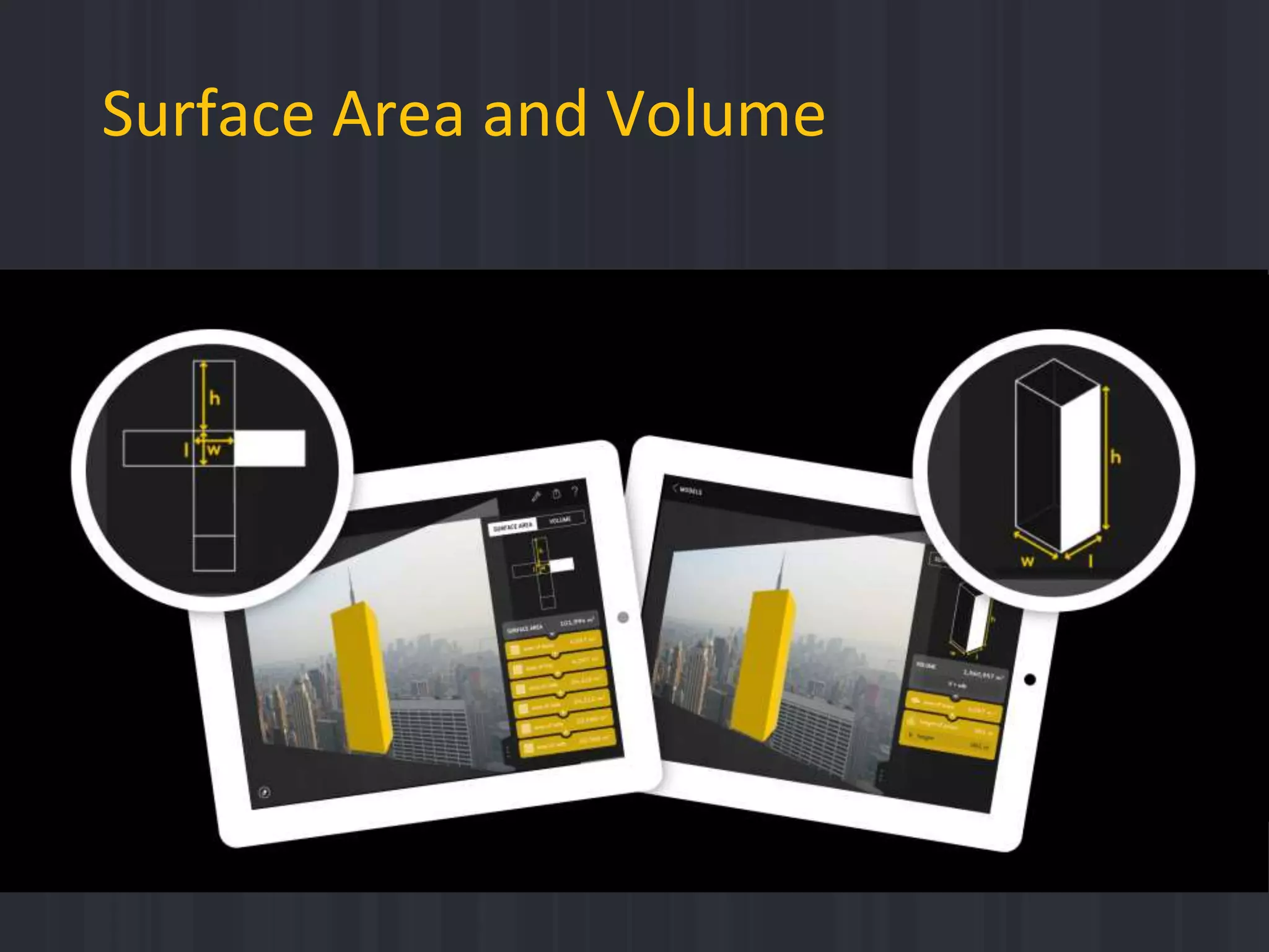 Surface Area and Volume
 