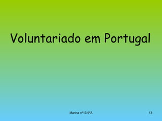 Voluntariado em Portugal 