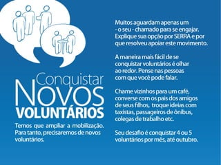 Voluntarios minas gerais