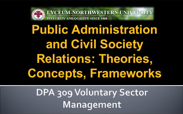 Voluntary Sector Management - 