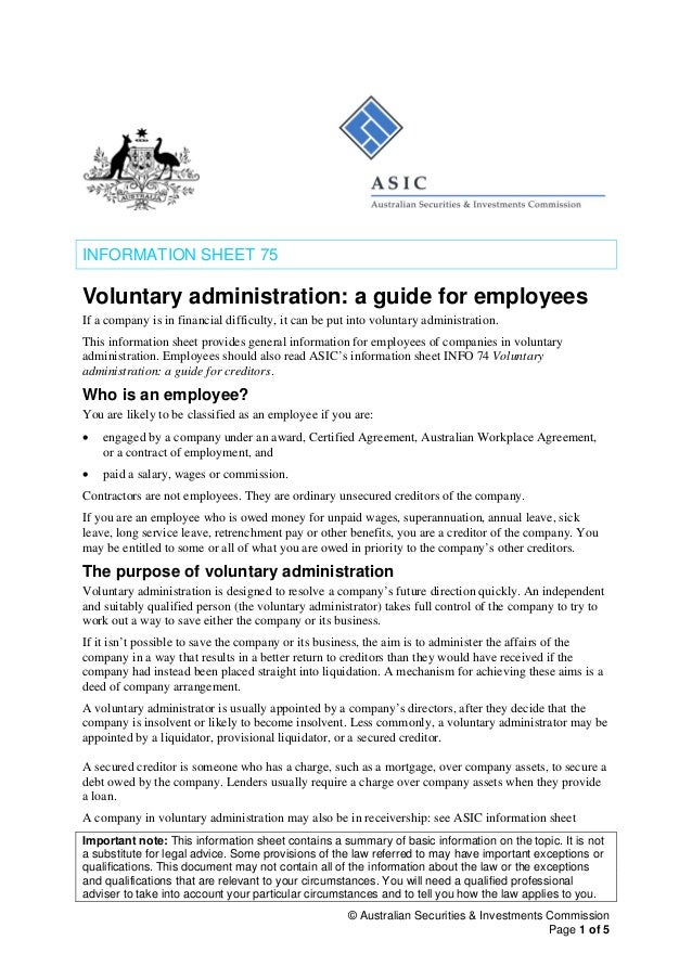 employment information sheet