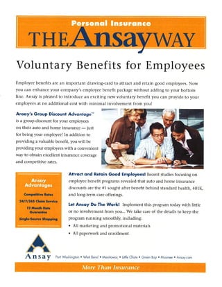 Voluntary Benifits For Employees
