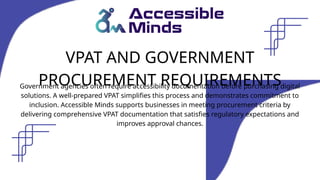 Vpat Example Voluntary Product Accessibility Templates (VPAT): Ensuring Transparent ...