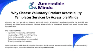 voluntary product accessibility templates | PPTX