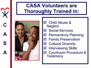 CASA Volunteer Recruitment Slide Show | PPT