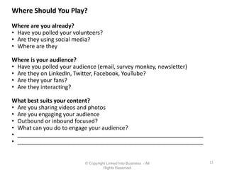 Social Media Strategy:Create Connections