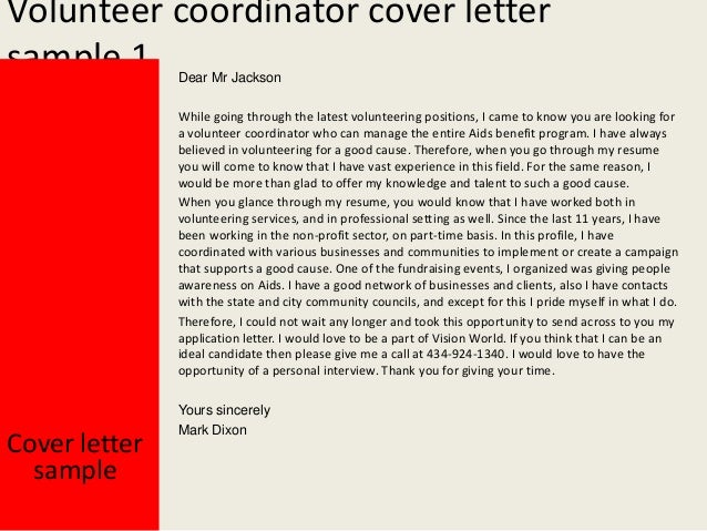 Sample Volunteer Letter Community Service from image.slidesharecdn.com