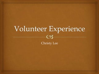 Christy Lee
 