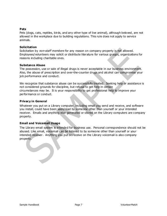 Playing by the Rules: Creating an Effective Volunteer Handbook