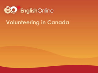 Volunteering in Canada
 