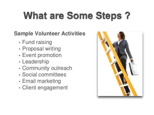 volunteer career