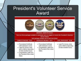 President's Volunteer Service Award 
