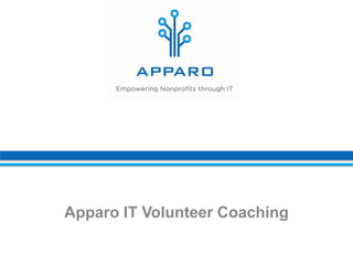 Apparo IT Volunteer Coaching
 