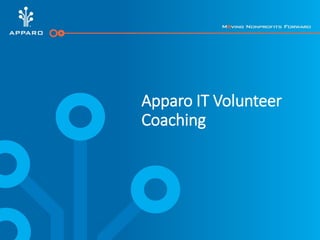 Apparo IT Volunteer Coaching  