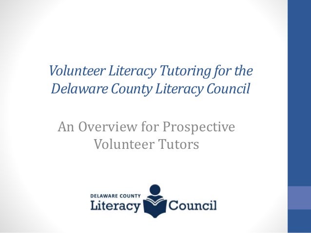 Overview For Dclc Volunteer Tutors