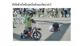 7
ปัจจัยด้านใดคือจุดเริ่มต้นของจิตอาสา?
 