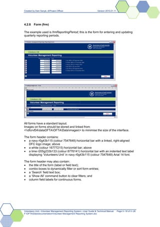 Volunteer Management Reporting System | PDF