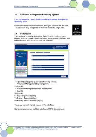 Volunteer Management Reporting System | PDF