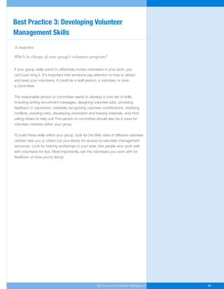 Volunteer Management Guide | PDF