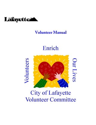 Volunteer Manual
 