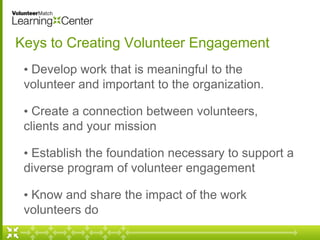 Engaging the Volunteer of the Future | PDF