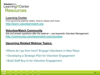 Engaging the Volunteer of the Future | PDF