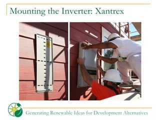 Mounting the Inverter: Xantrex 