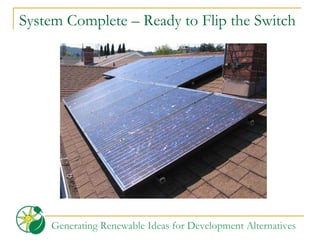 System Complete – Ready to Flip the Switch 