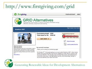 http://www.firstgiving.com/grid 