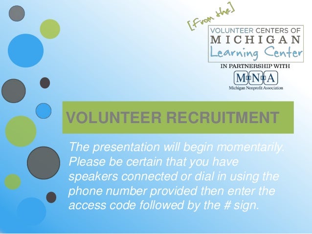 volunteer recruitment finding your