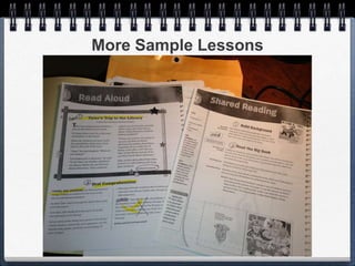 More Sample Lessons 
 
