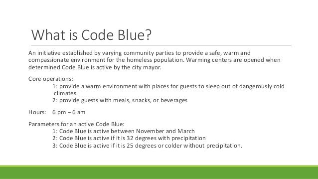 code blue volunteer training