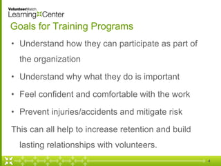 Creating a Comprehensive & Engaging Volunteer Training Program | PDF