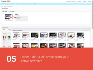 05Select"EditHTML"optionfromyour
ActiveTemplate
 