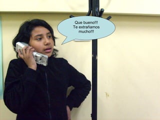 Que bueno!!! Te extrañamos mucho!!!