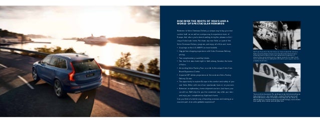 Volvo Overseas Delivery Brochure | Volvo Cars Mission Viejo