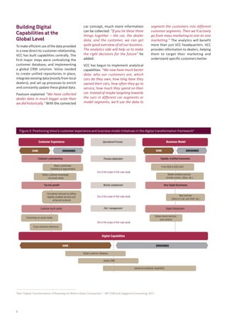Volvo Data Collection Volvo Cars Corporation: Shifting from a B2B to a “B2B+B2C” Business ...