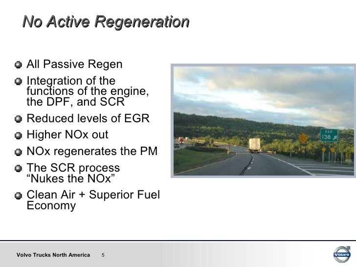 Volvo Eliminates Active Regeneration