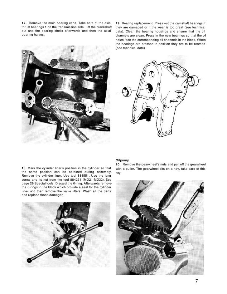 Volvo Penta Md5a Diesel Marine Engine Workshop Manual