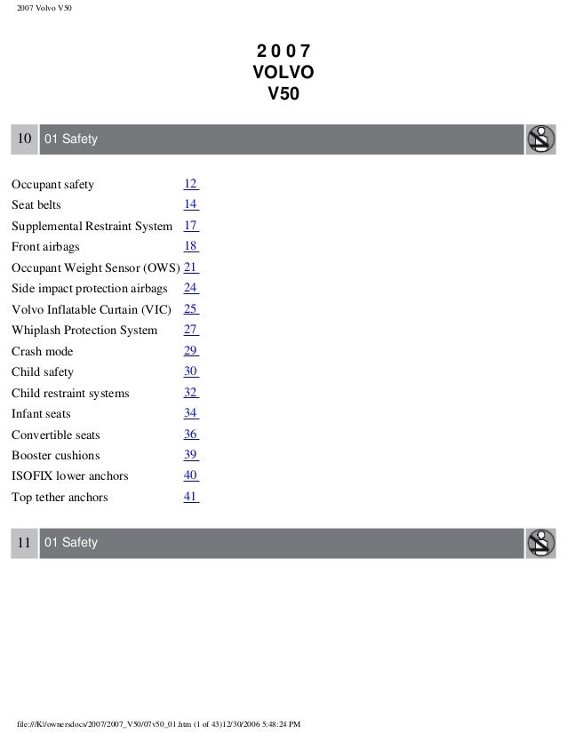 Driver guide volvo