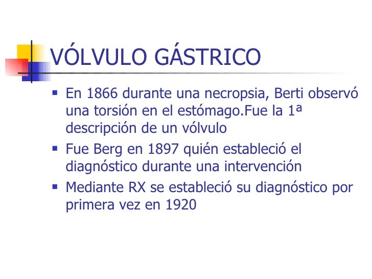 Volvulo Gastrico